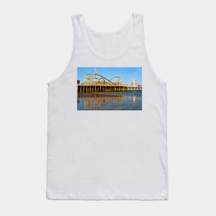 Clacton On Sea Pier And Beach Essex UK Tank Top